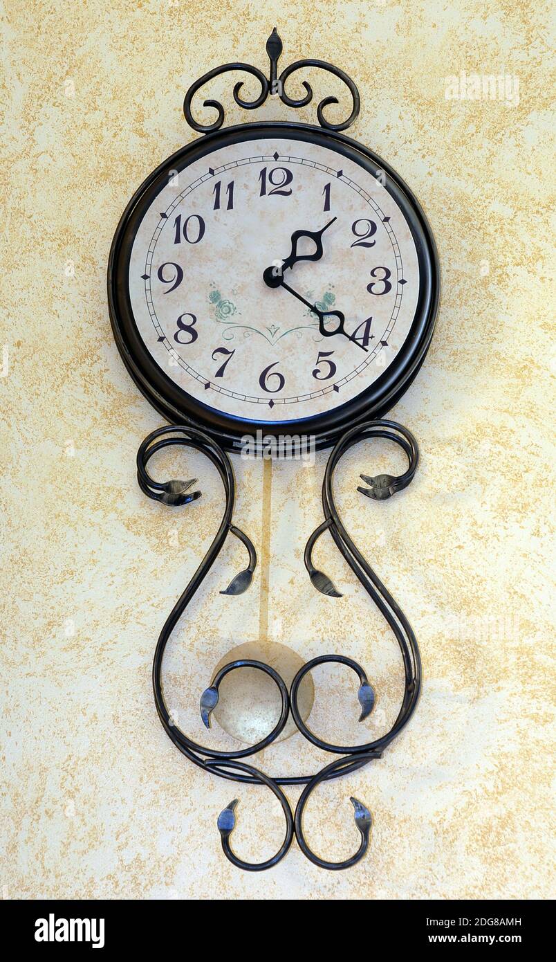 Orologio da parete Foto Stock