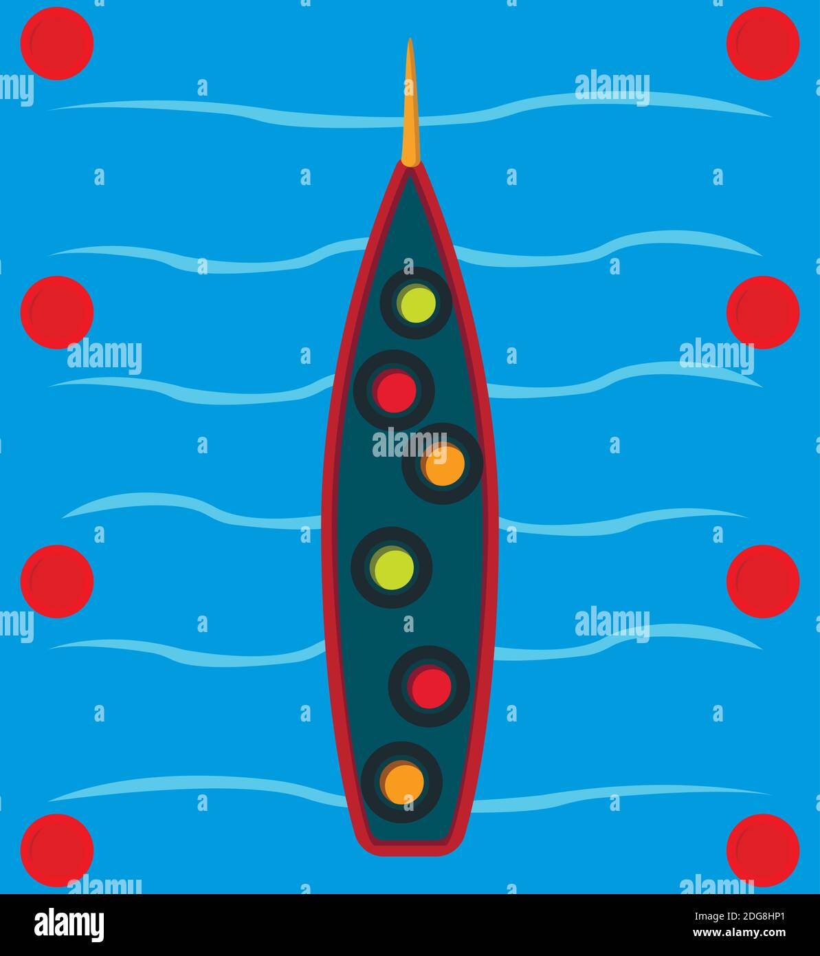 Icona kayak. Illustrazione isometrica dell'icona vettore kayak per il web Illustrazione Vettoriale
