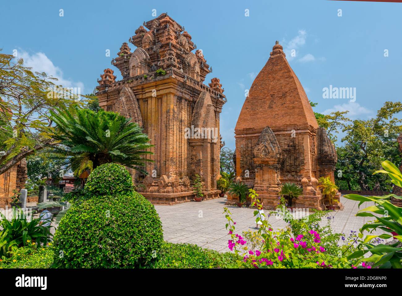 Hinduistischer Tempelkomplex po Nagar a Nha Trang, Vietnam Foto Stock