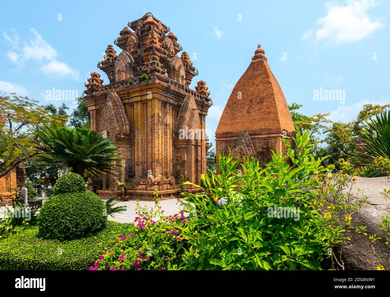 Hinduistischer Tempelkomplex po Nagar a Nha Trang, Vietnam Foto Stock