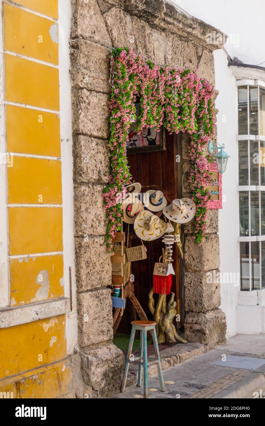 Impressione di Cartagena, Colombia Foto Stock