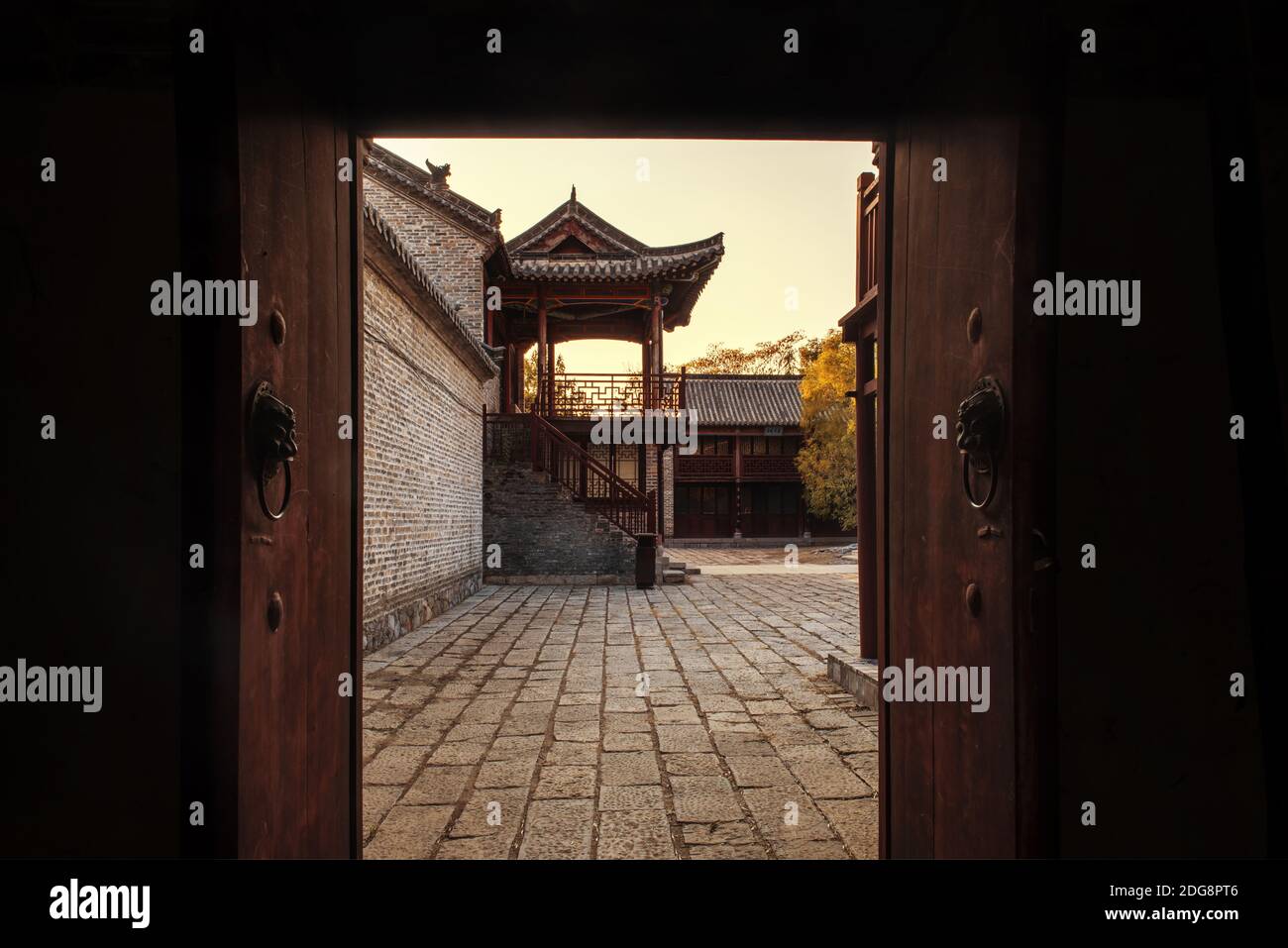 Se tempio guandi nella provincia di jiangsu Foto Stock