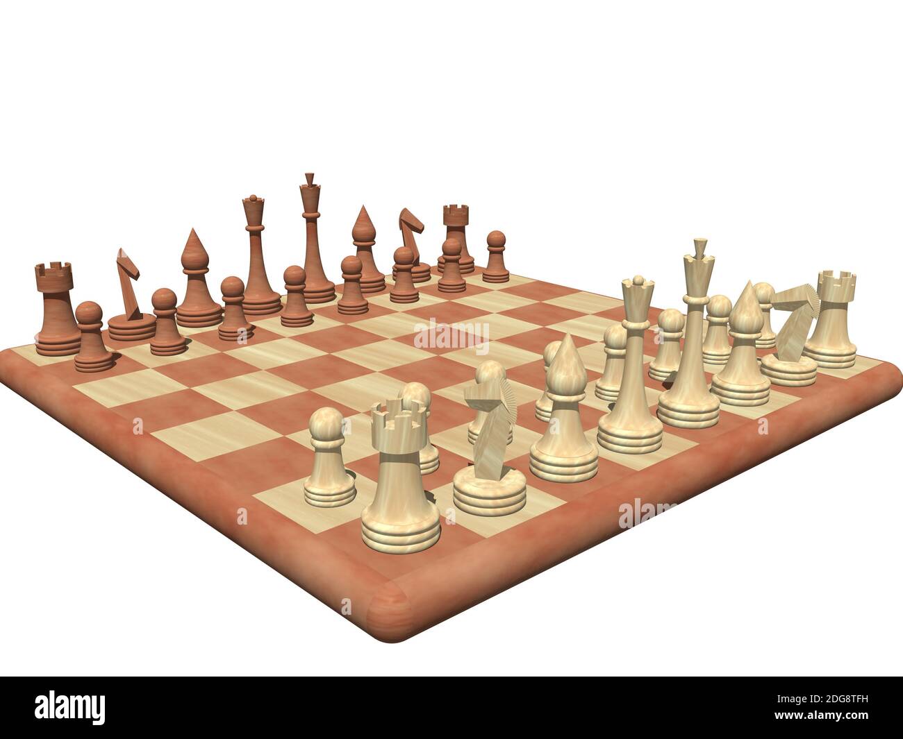 Chess business idea per la concorrenza - rendering 3d Foto Stock