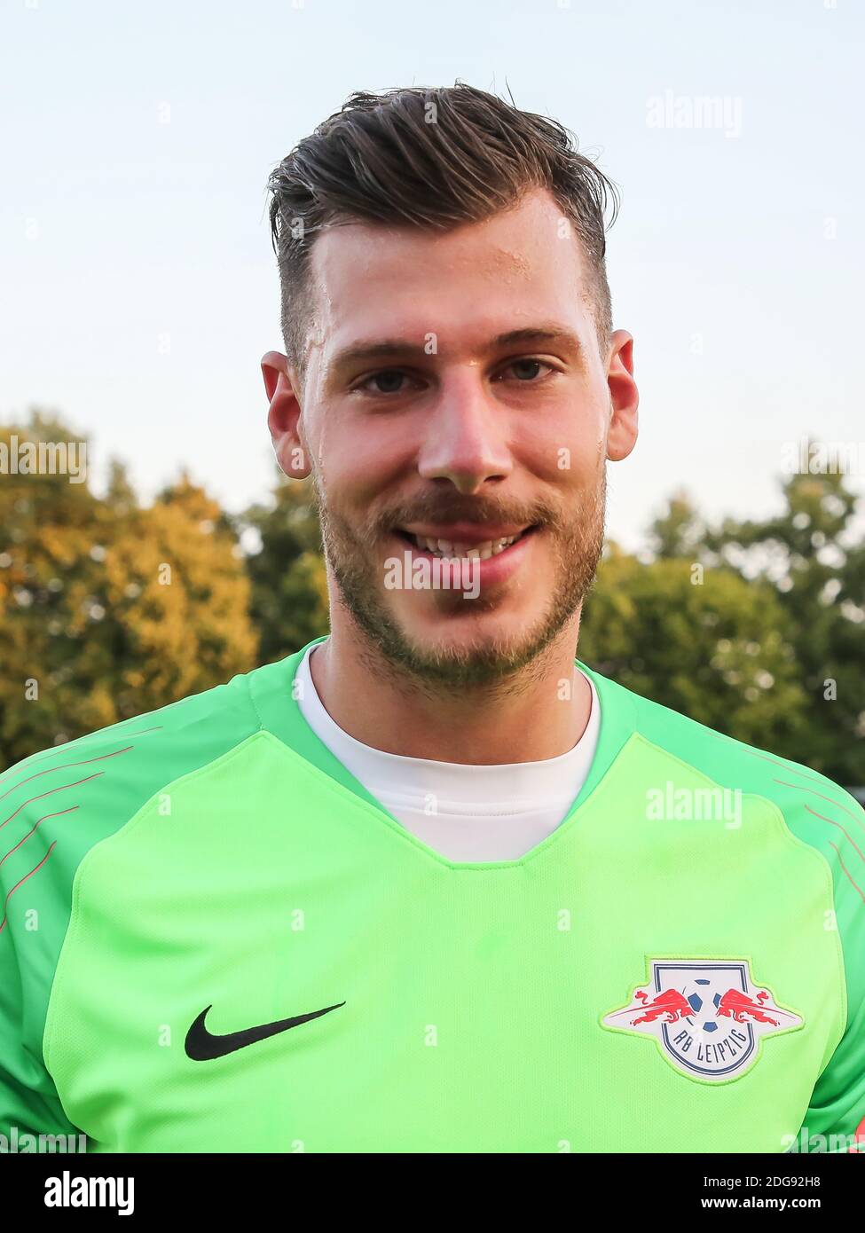 Portiere Marius MÃ¼ller (RB Lipsia) Foto Stock