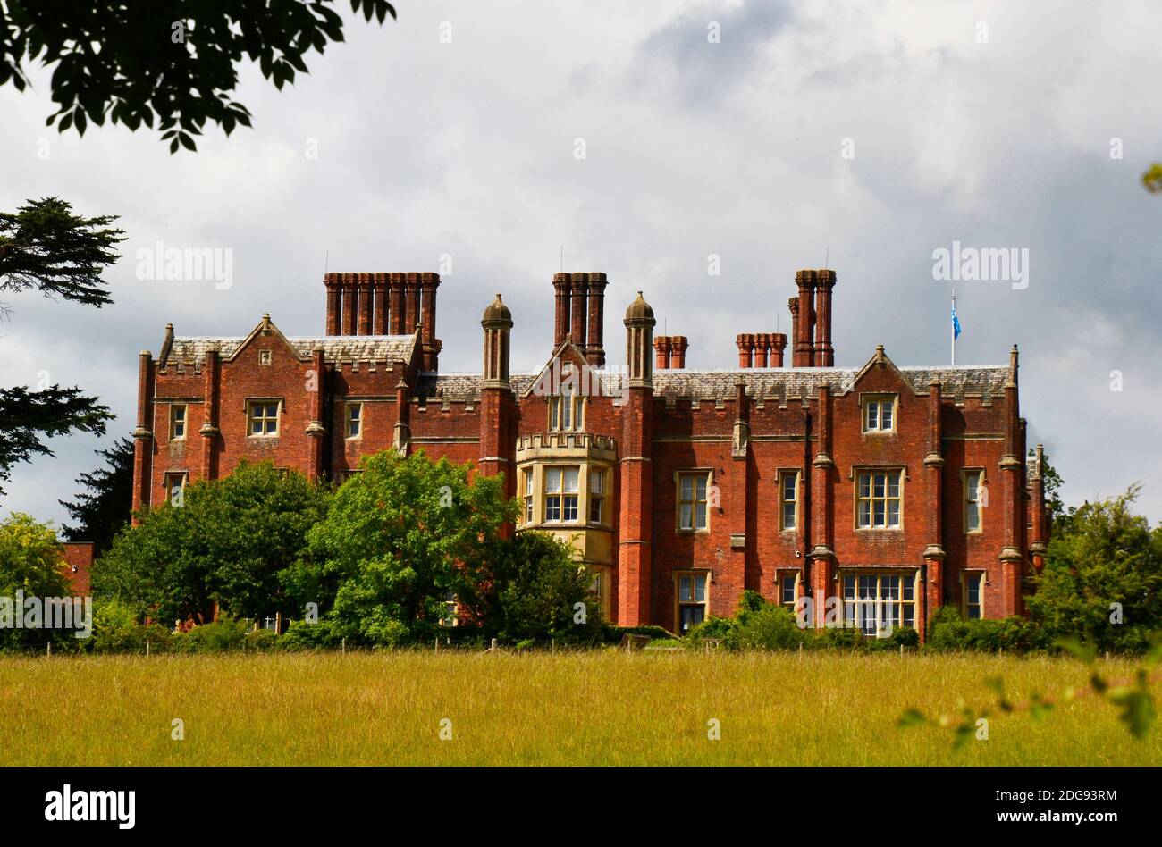 De Vere Latimer Estate, ex Latimer Place, o Latimer House. Chesham, Buckinghamshire, Inghilterra, Regno Unito. Grande casa di campagna. Foto Stock