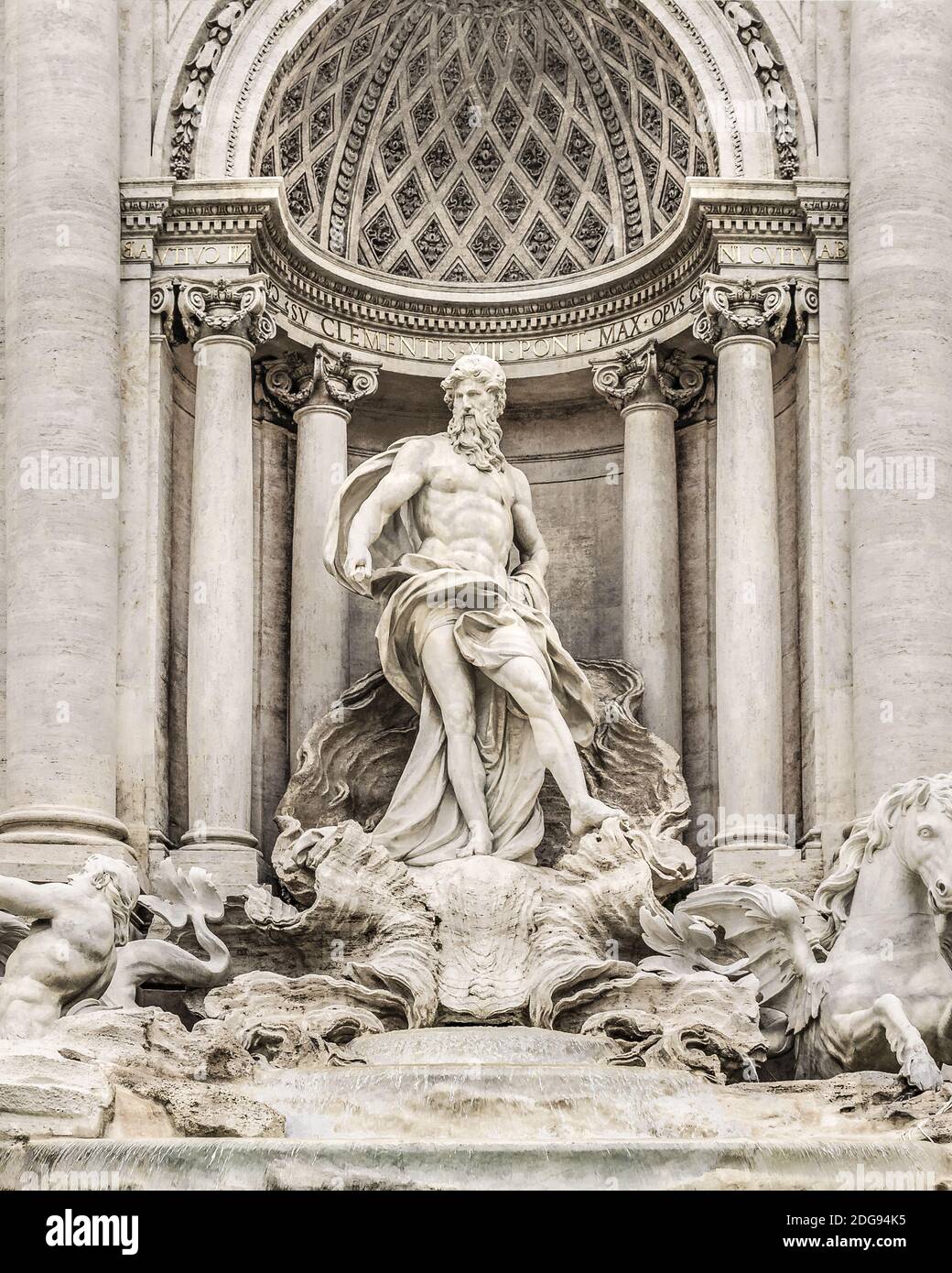 Scultura barocca, Roma, Italia Foto Stock