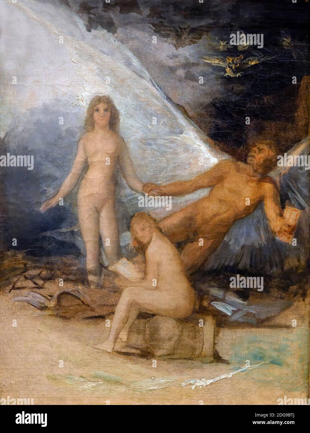 Tempo, verità e storia, Francisco Goya, circa 1800, Foto Stock