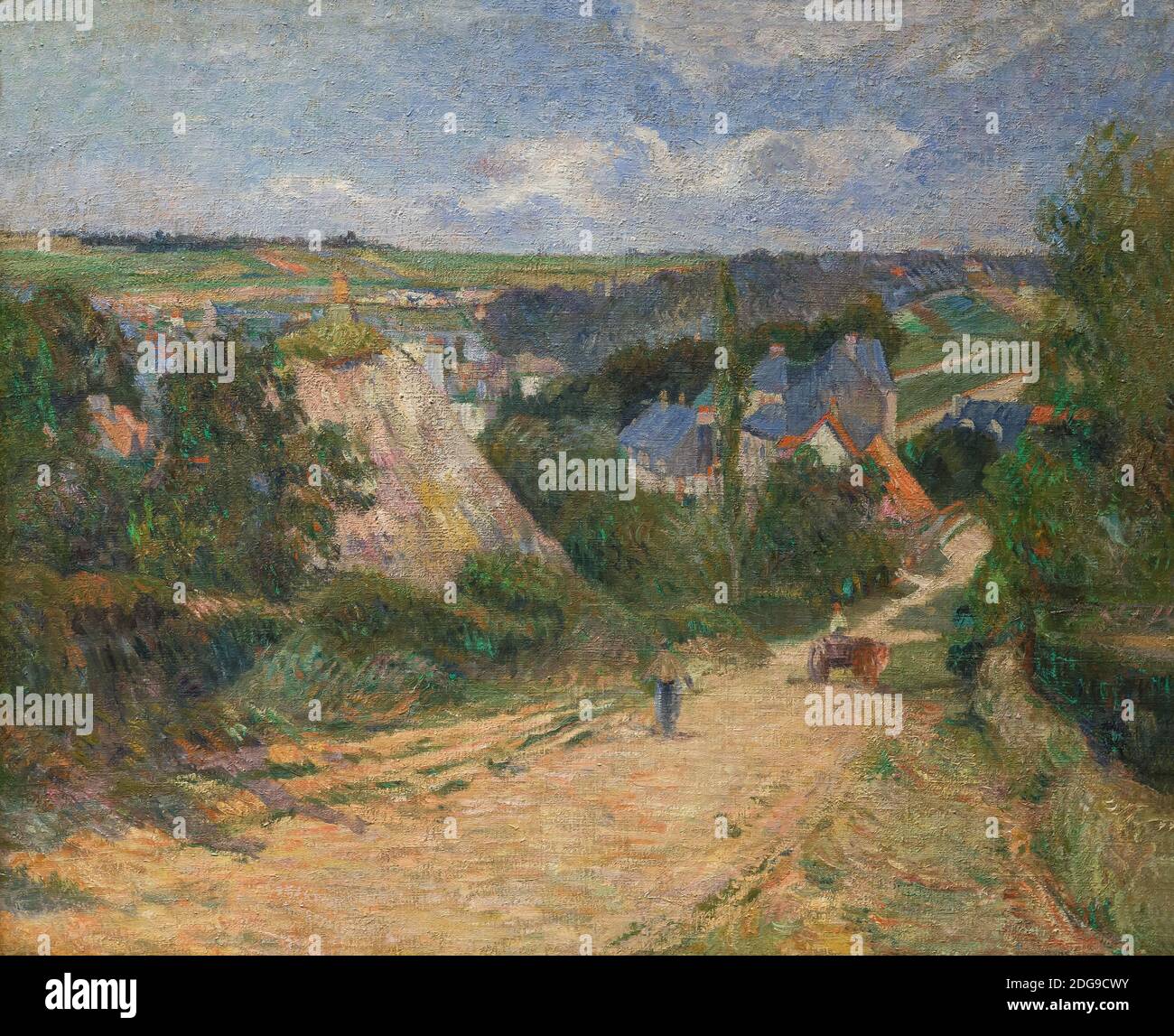 Ingresso al Villaggio di Osny, Paul Gauguin, 1882-1883, Foto Stock