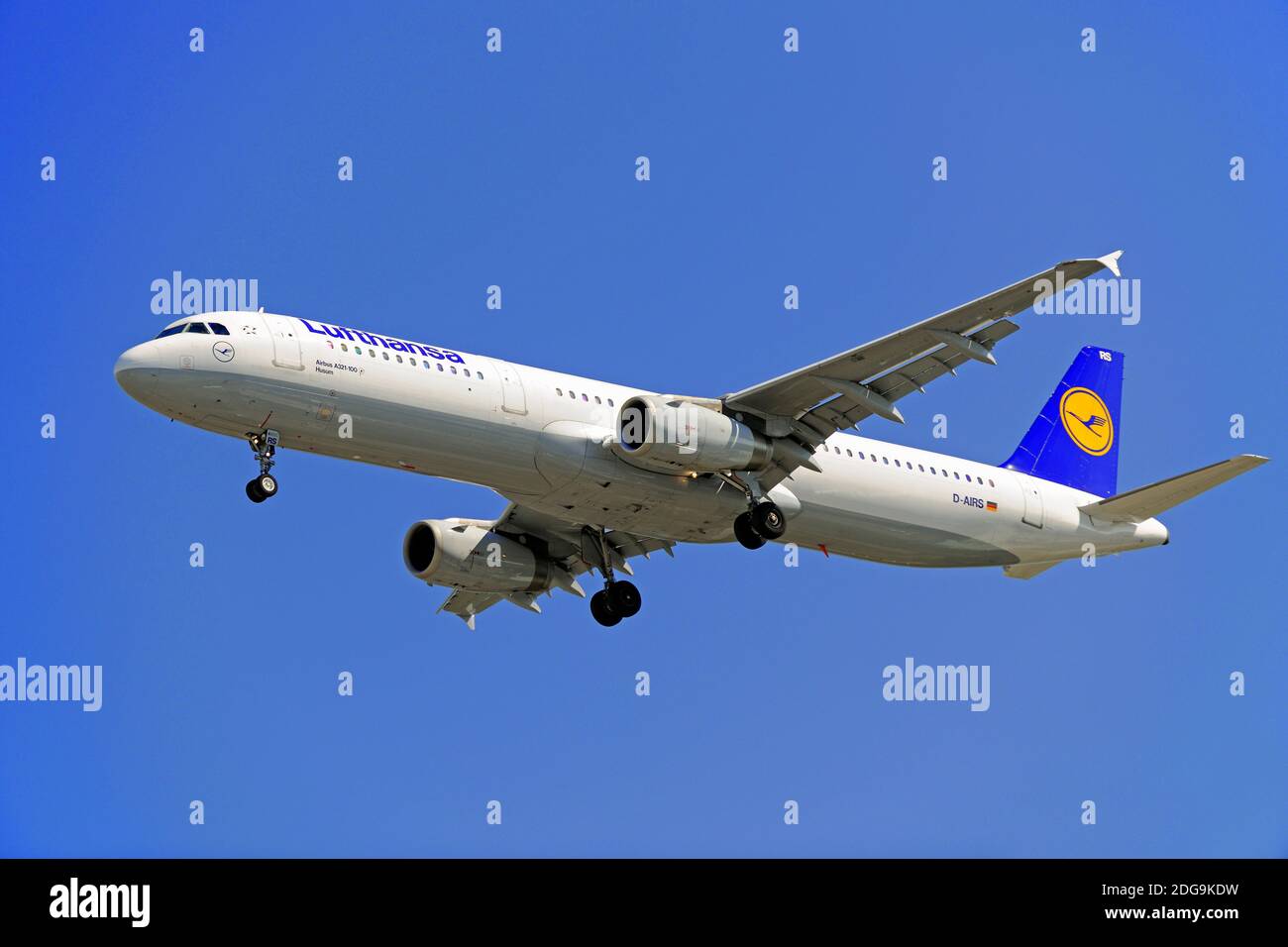 Airbus A321-100 der Lufthansa Foto Stock