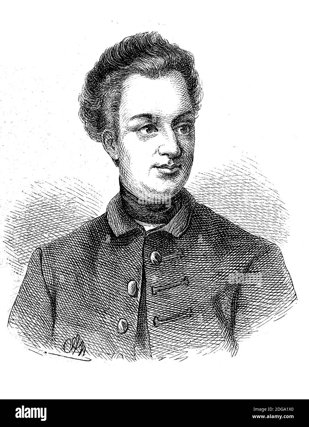 Carlo XII, a volte Carlo XII, Carolus Rex, 27 giugno 1682 - 11 dicembre 1718, fu Re di Svezia dal 1697 al 1718 / Carlo XII, a volte Carlo XII, Carolus Rex, 27. Giugno 1682 - 11. Dezember 1718, war von 1697 bis 1718 König von Schweden, Historisch, storico, digitale riproduzione migliorata di un originale del 19 ° secolo / digitale Reproduktion einer Originalvorlage aus dem 19. Jahrhundert Foto Stock