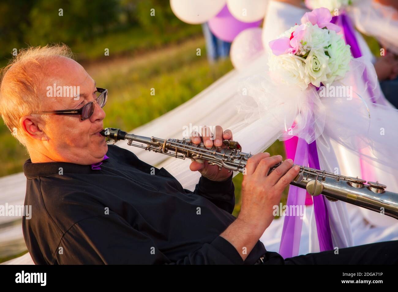 Musicista Foto Stock