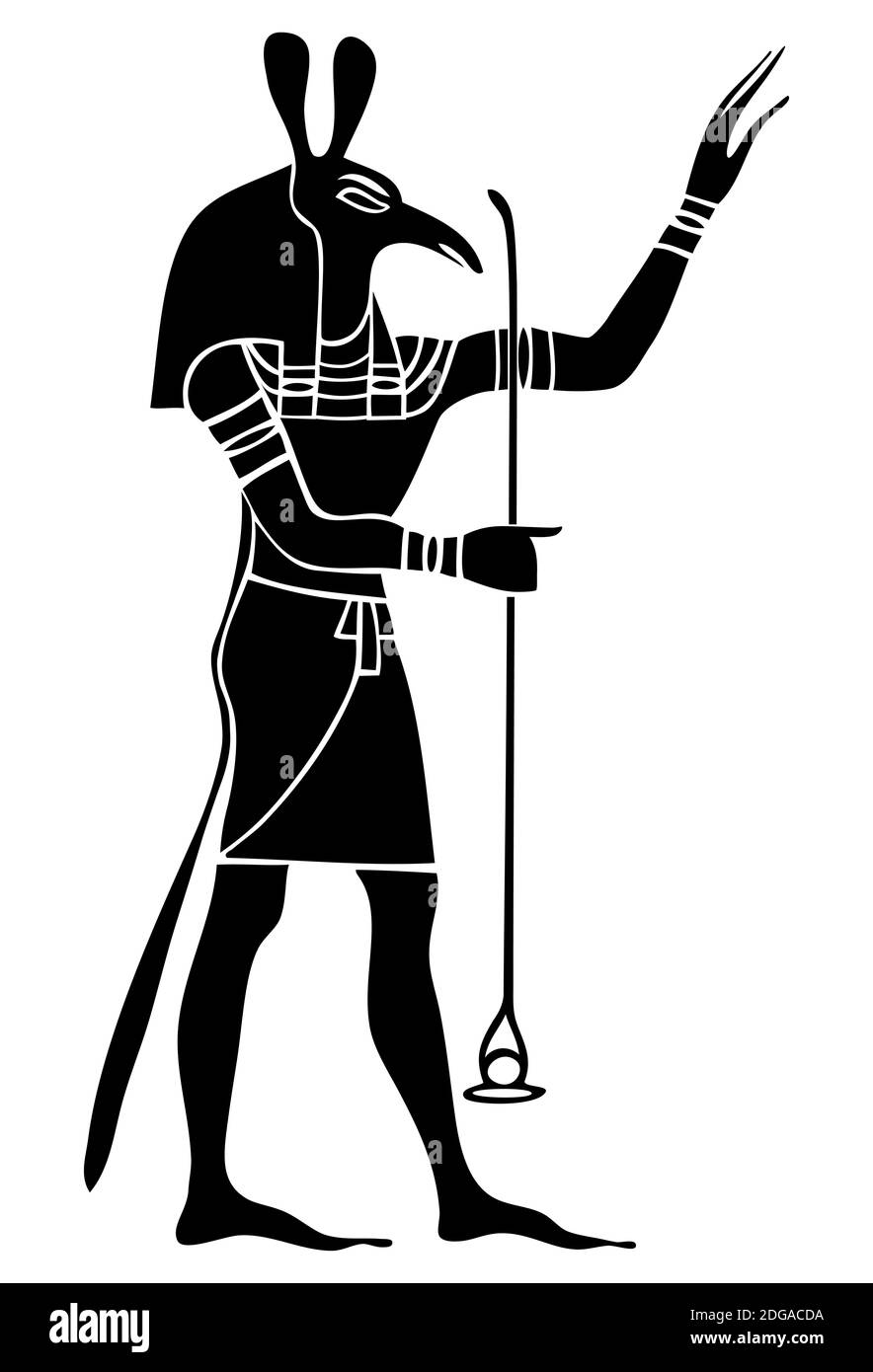 Dio dell Antico Egitto - Set - Seth - dio delle tempeste Foto Stock