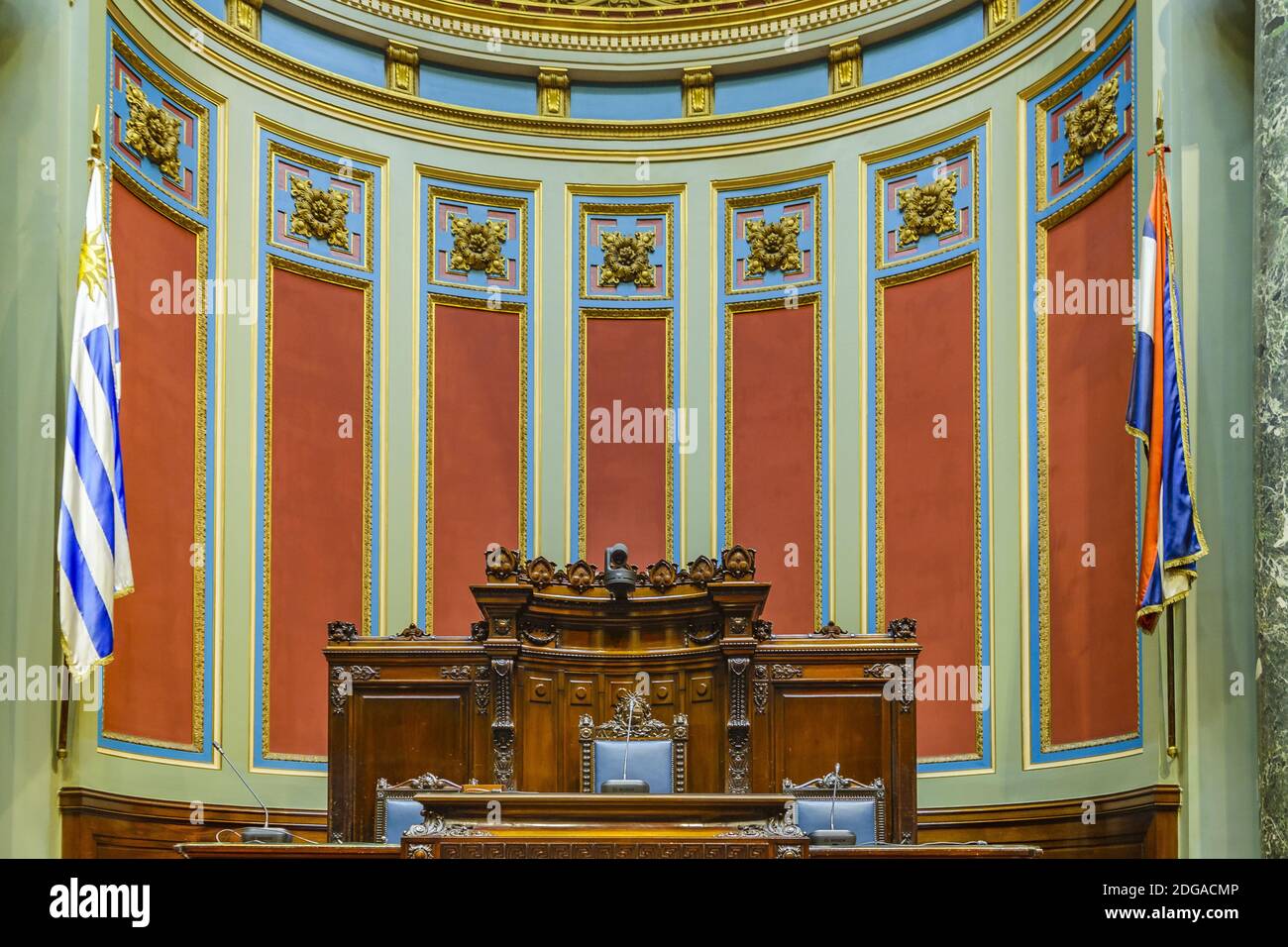 Camera dei Senatori, Palazzo legislativo, Uruguay Foto Stock