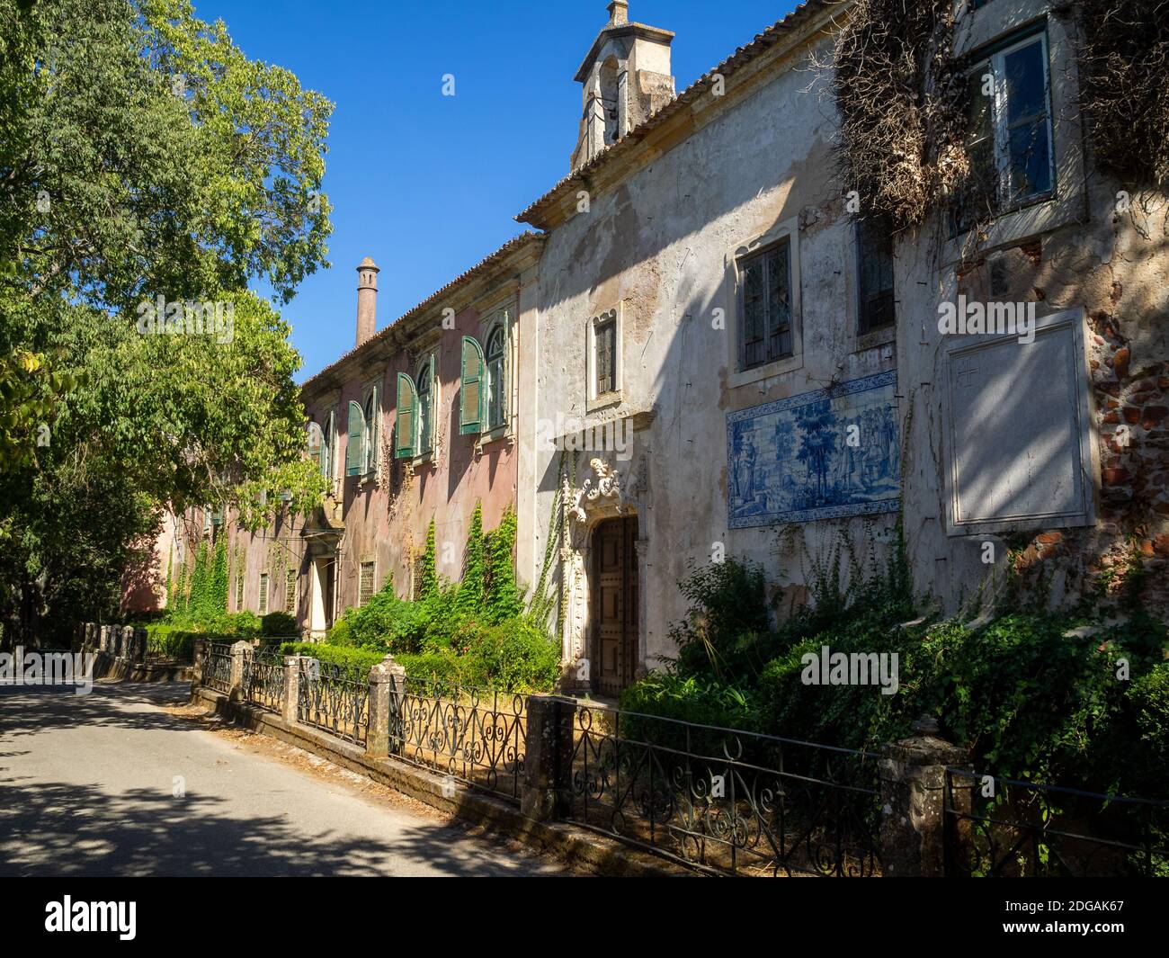 Abbandonato palazzo di campagna a Golega, Portogallo Foto Stock
