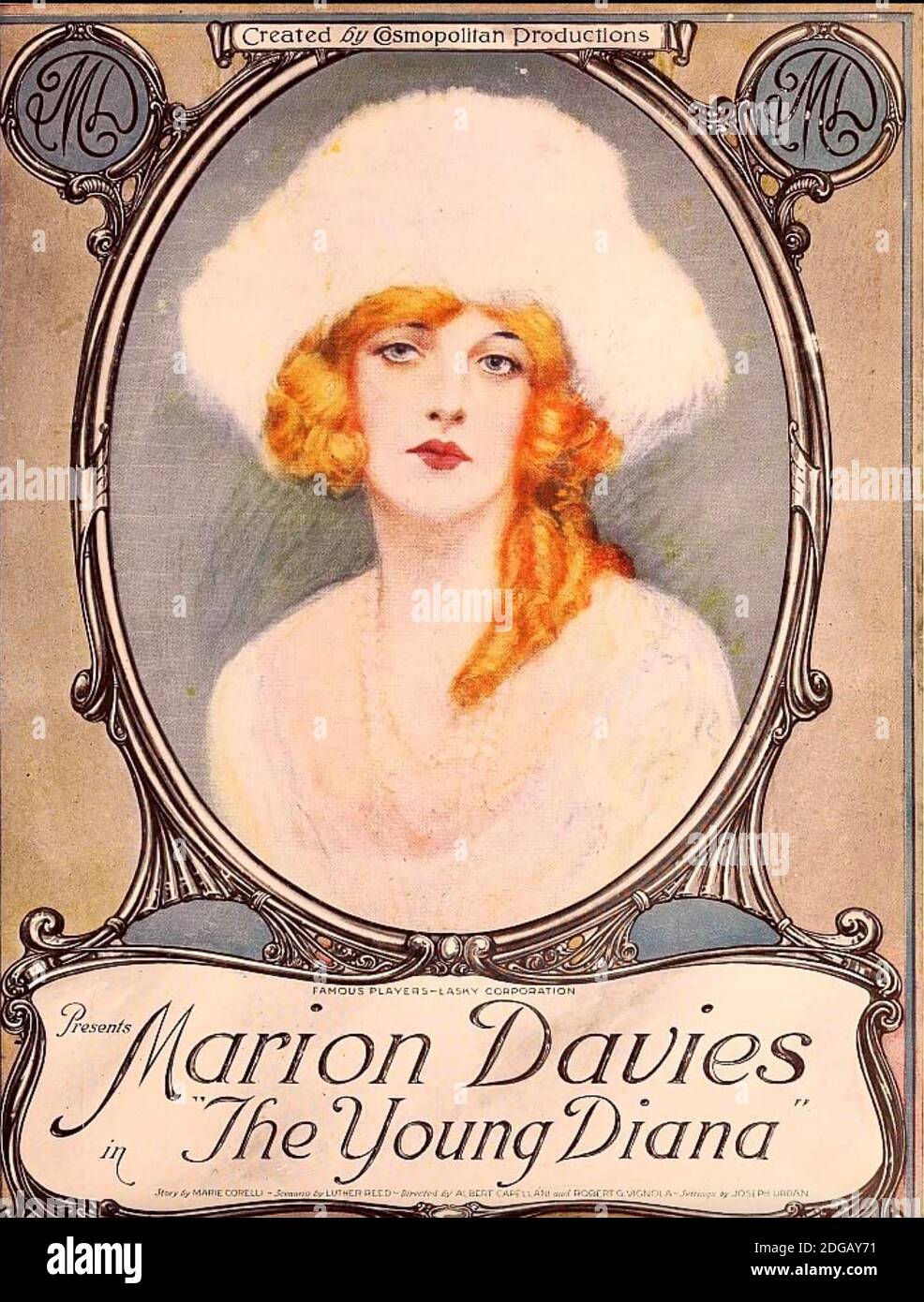 LA GIOVANE PELLICOLA silenziosa DIANA 1922 Paramount con Marion Davies Foto Stock