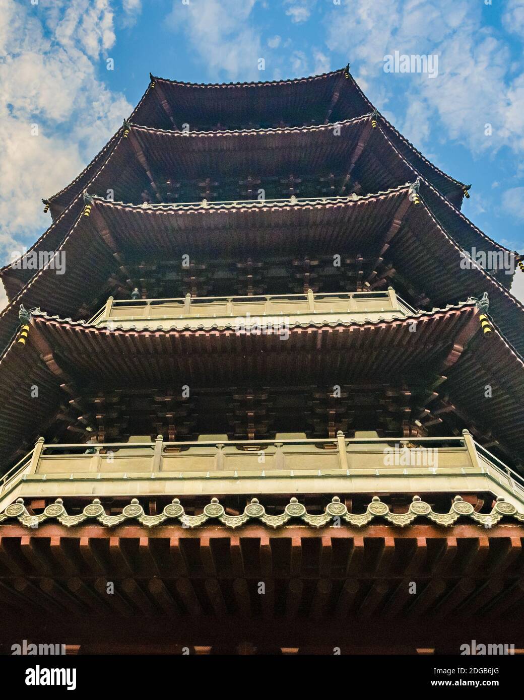Leifeng Pagoda, Hangzhou, Cina Foto Stock