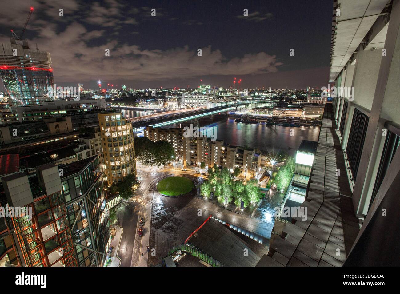 Vista dal Tate Modern a Londra UK Foto Stock