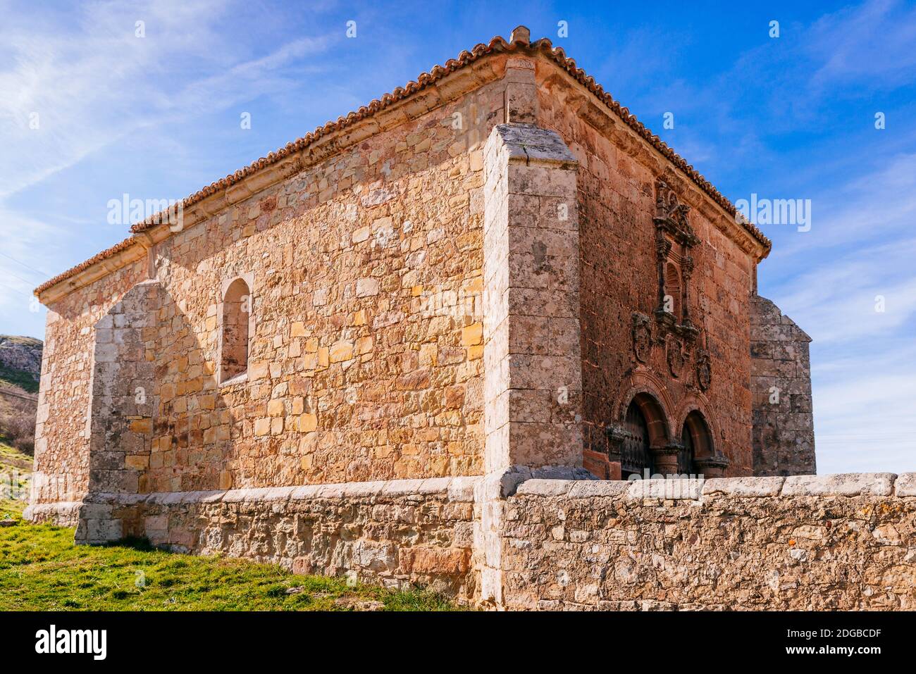 Eremo dell'Humilladero - Ermita del Humilladero. Il suo stile è rinascimentale, e sulla sua elegante porta a doppio arco c'è un'iscrizione che Foto Stock