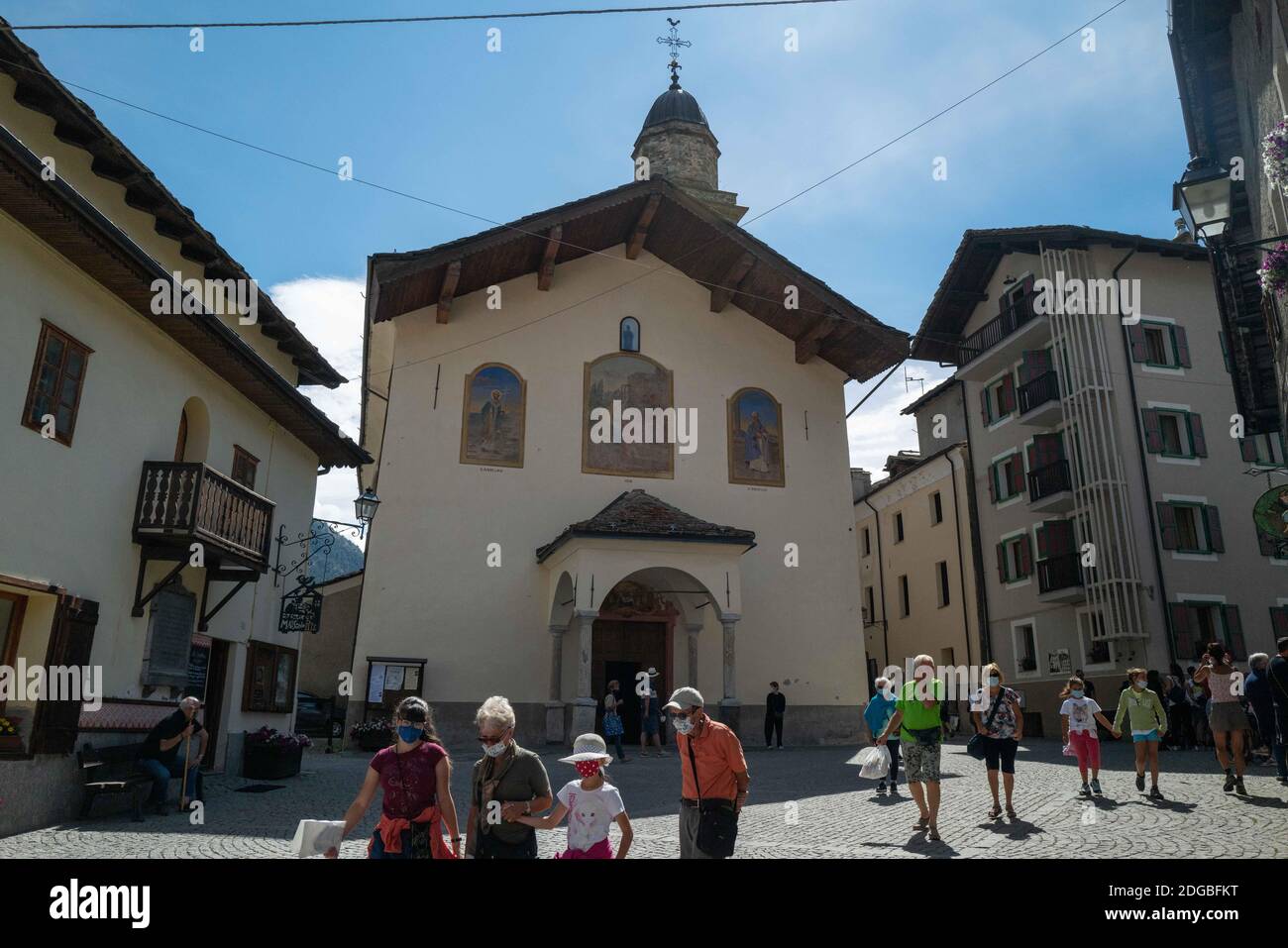 Italia durante la pandemia di Covid19, Cogne Foto Stock