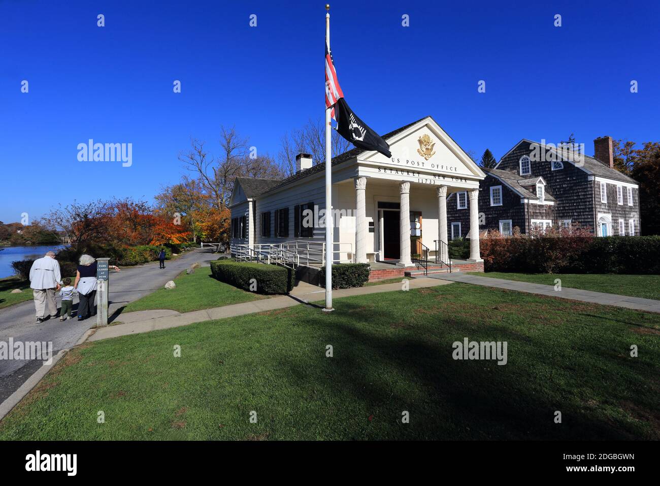 Ufficio postale degli Stati Uniti Setauket Long Island New York Foto Stock