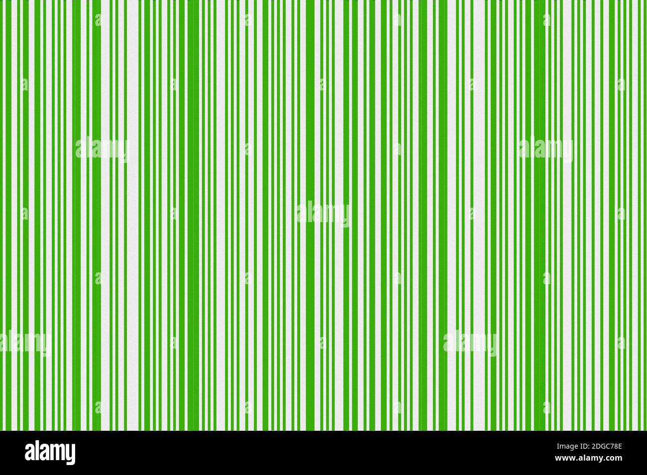 Astratto sfondo geometrico linee verdi trama codice a barre base Foto Stock