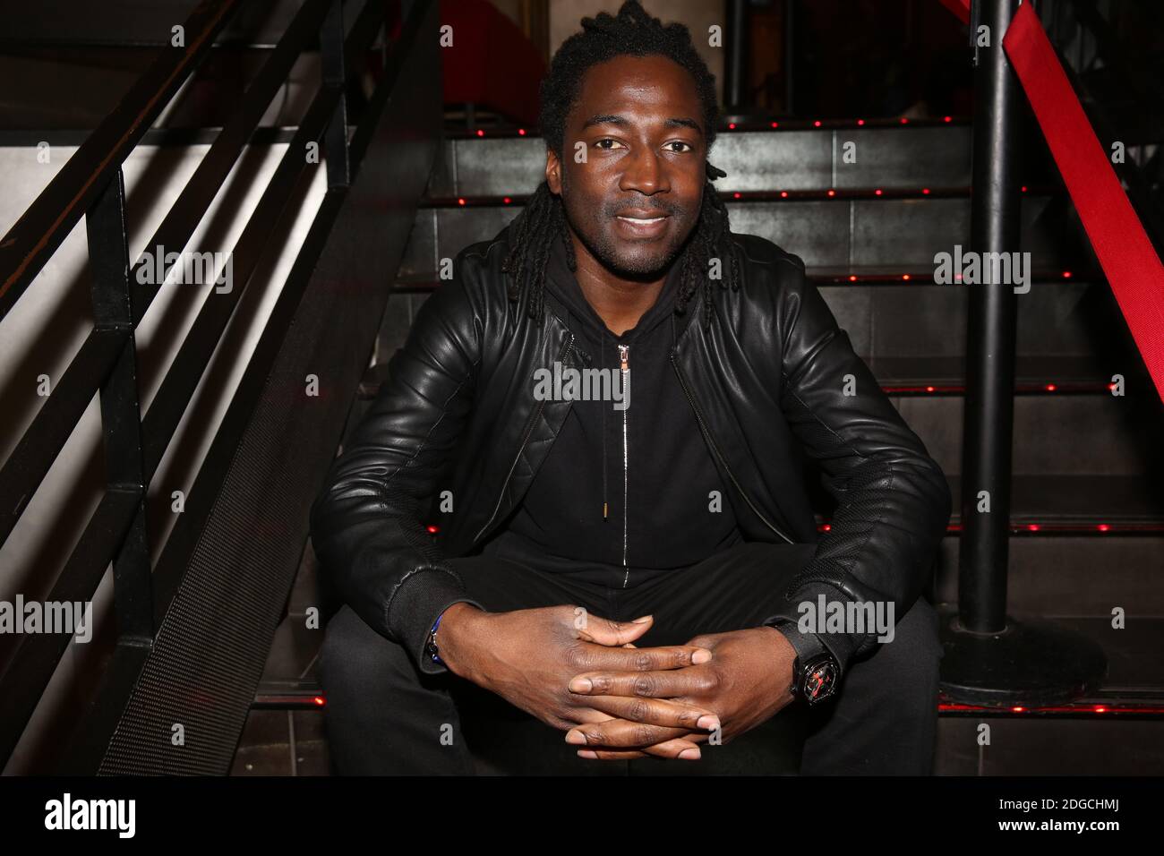 Exclusif - Noom Diawara assistent a la Generale de la Piece '9 Mois de Bonheur' au Theatre Apollo a Paris, France le 02 mai 2016. Foto di Jerome Domine/ABACAPRESS.COM Foto Stock