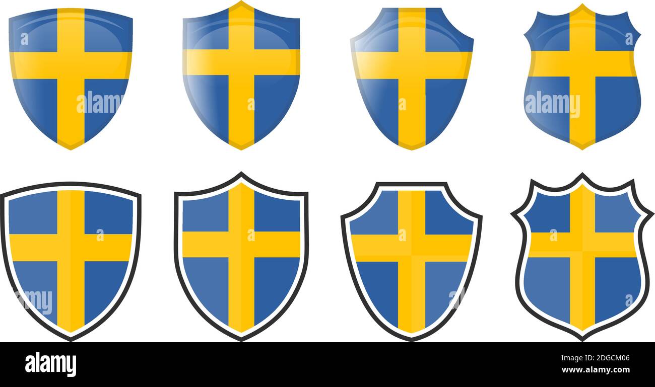 Patch Ricamato Svezia - Distintivo A Scudo Con Bandiera Svedese 2,75 - Foto 4