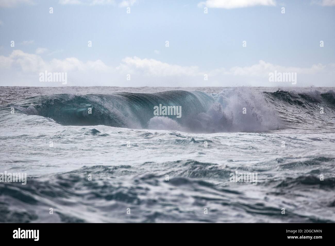 Wellentunnel Hawaii Foto Stock