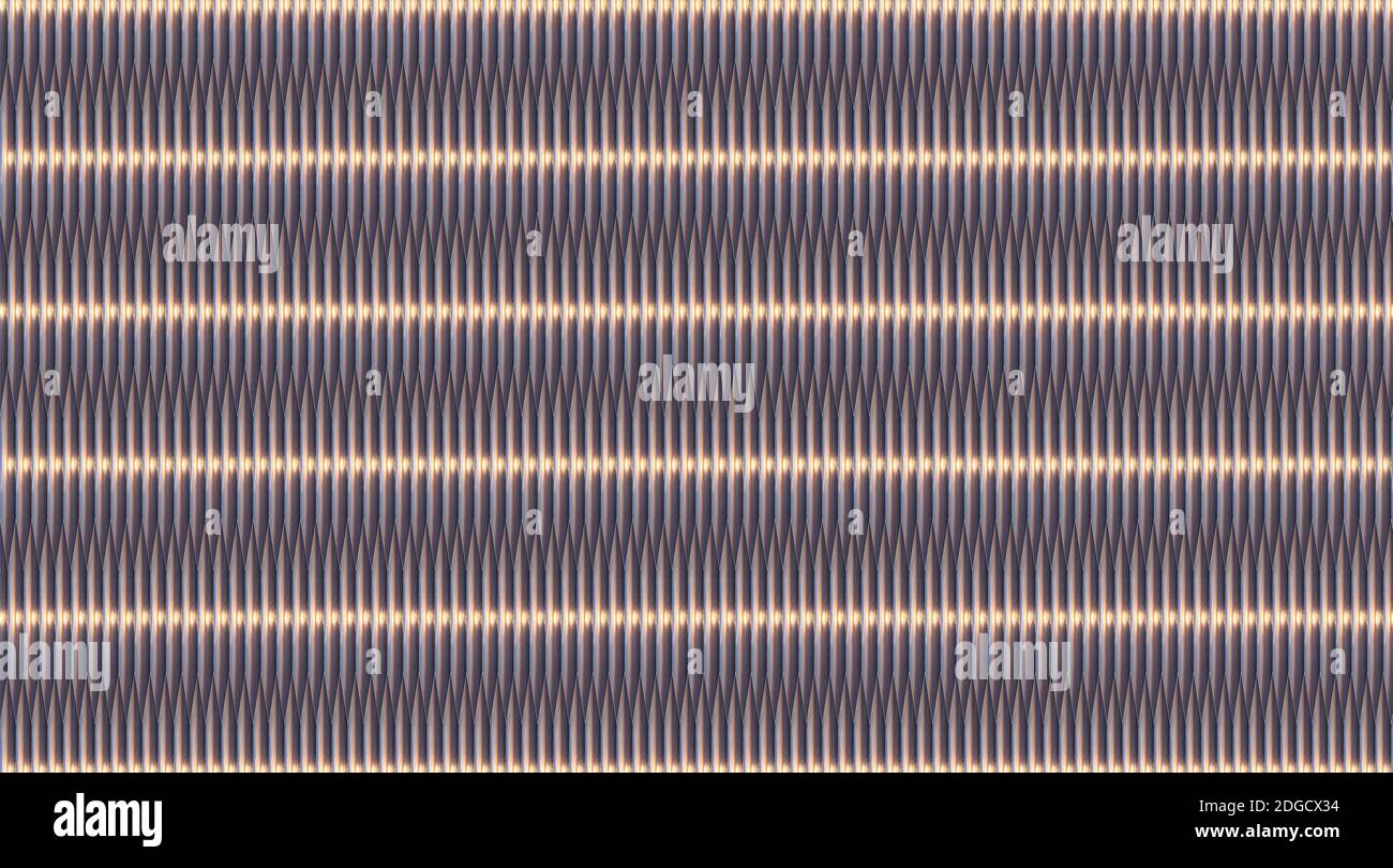 Astratto zigzag sfondo linee verticali linee chiare bordi Foto Stock