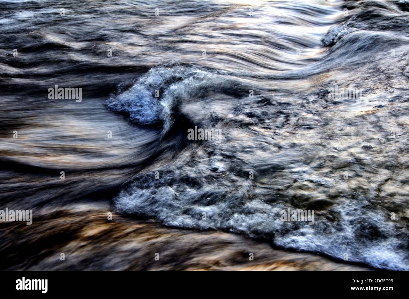 Il movimento dell'acqua Foto Stock