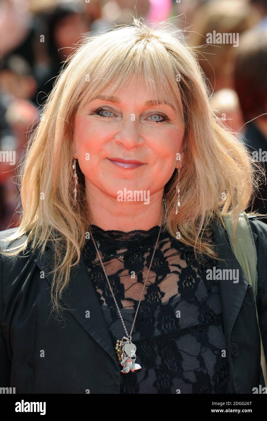 Helen Lederer alla prima mondiale di Horrid Henry il film, BFI Southbank, Londra. Foto Stock