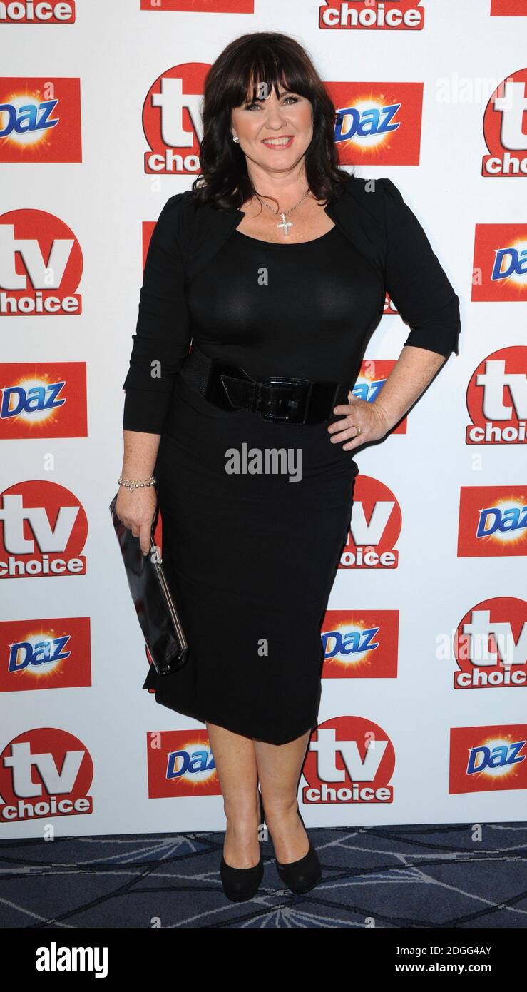 Coleen Nolan arriva al TV Choice Awards 2011, il Savoy London. Foto Stock