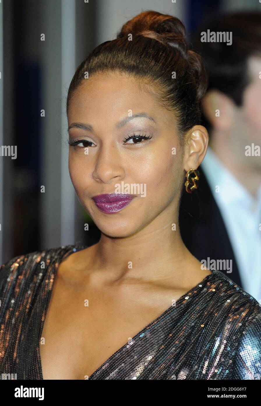 Shanika Warren Markland arriva al Demons Never Die Premiere, Odeon West End Cinema, Leicester Square, Londra. Foto Stock