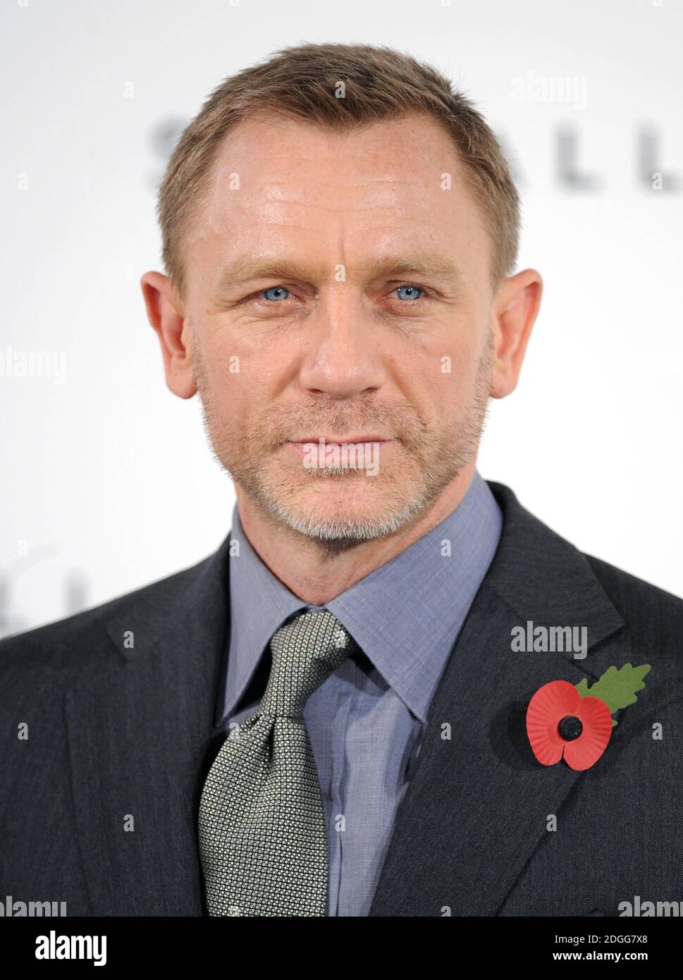 Daniel Craig alla fotocellula del nuovo film di James Bond Skyfall, a Londra. Foto Stock