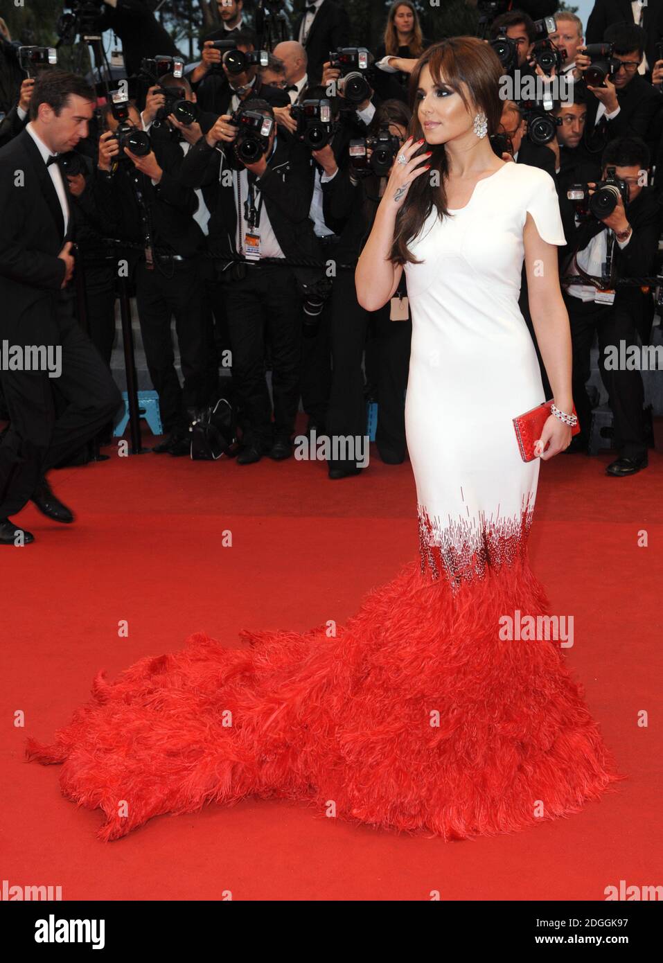Cheryl Cole arriva al Gala Screening di Amour, tenuto al Palais de Festival, parte del 65° Festival di Cannes. Foto Stock