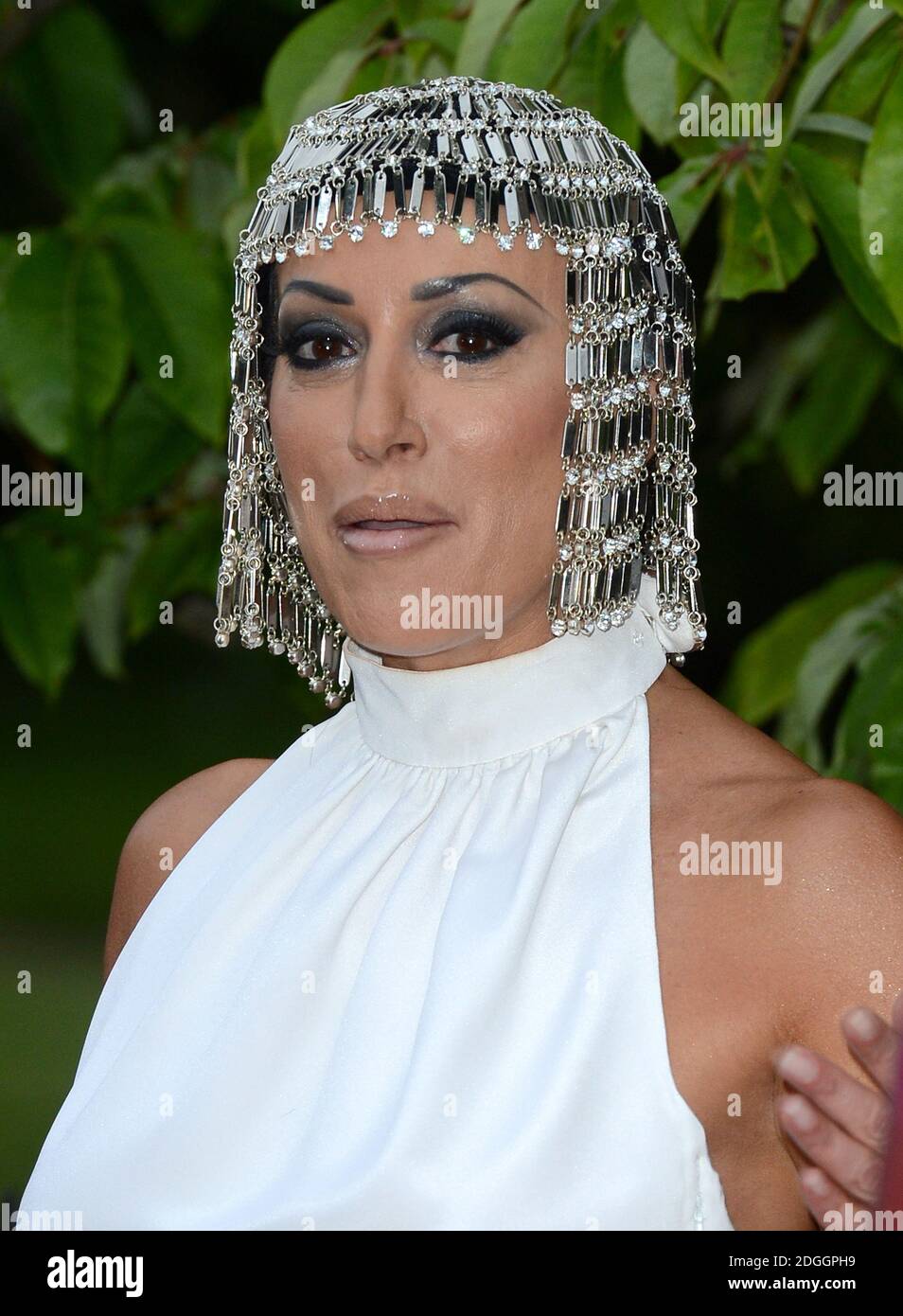 Nancy dell'olio arrivo al Serpentine Gallery Summer Party, Hyde Park, Londra. Foto Stock