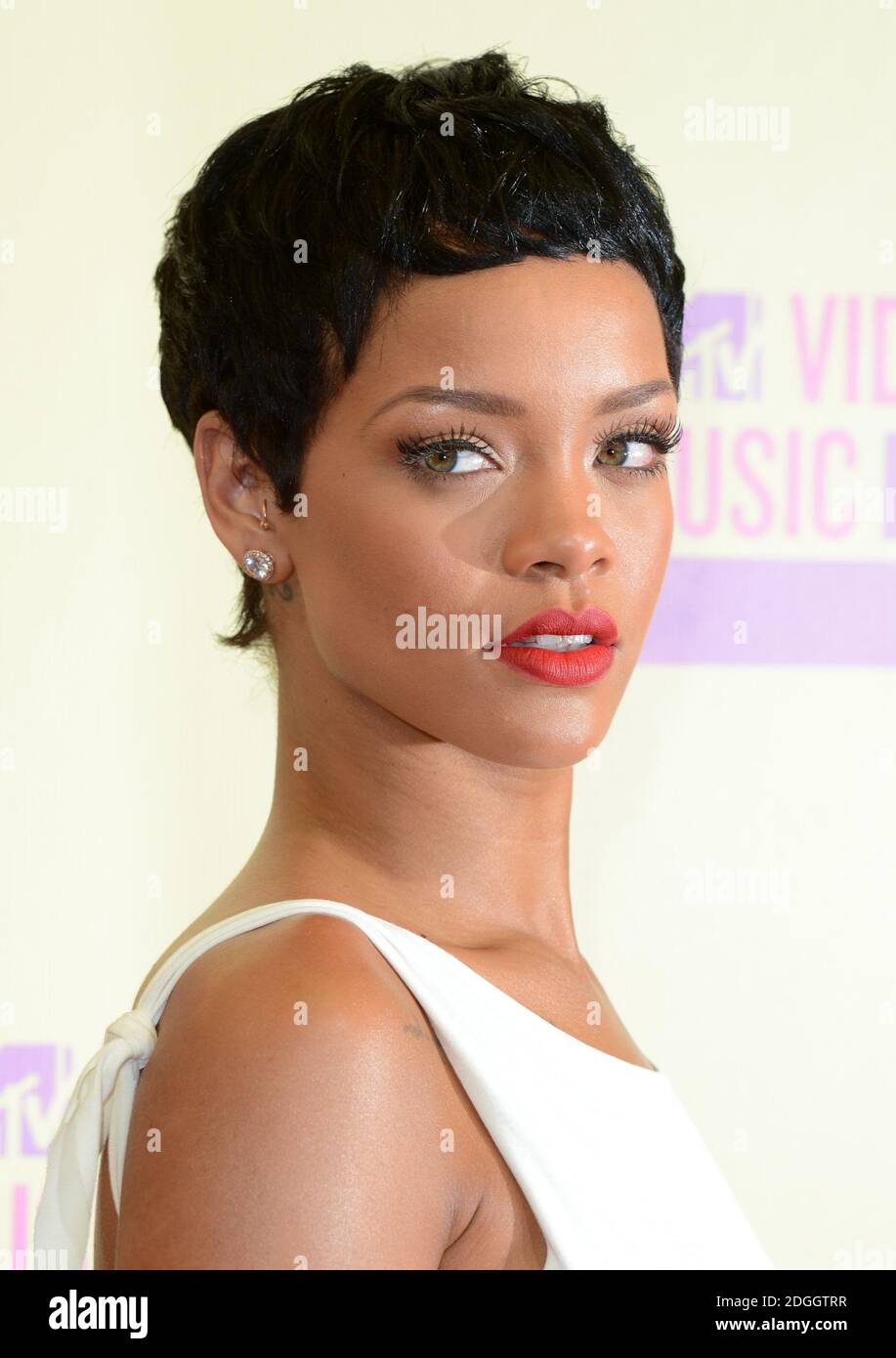 Rihanna arriva al MTV Video Music Awards, The Staples Center, Los Angeles. Foto Stock