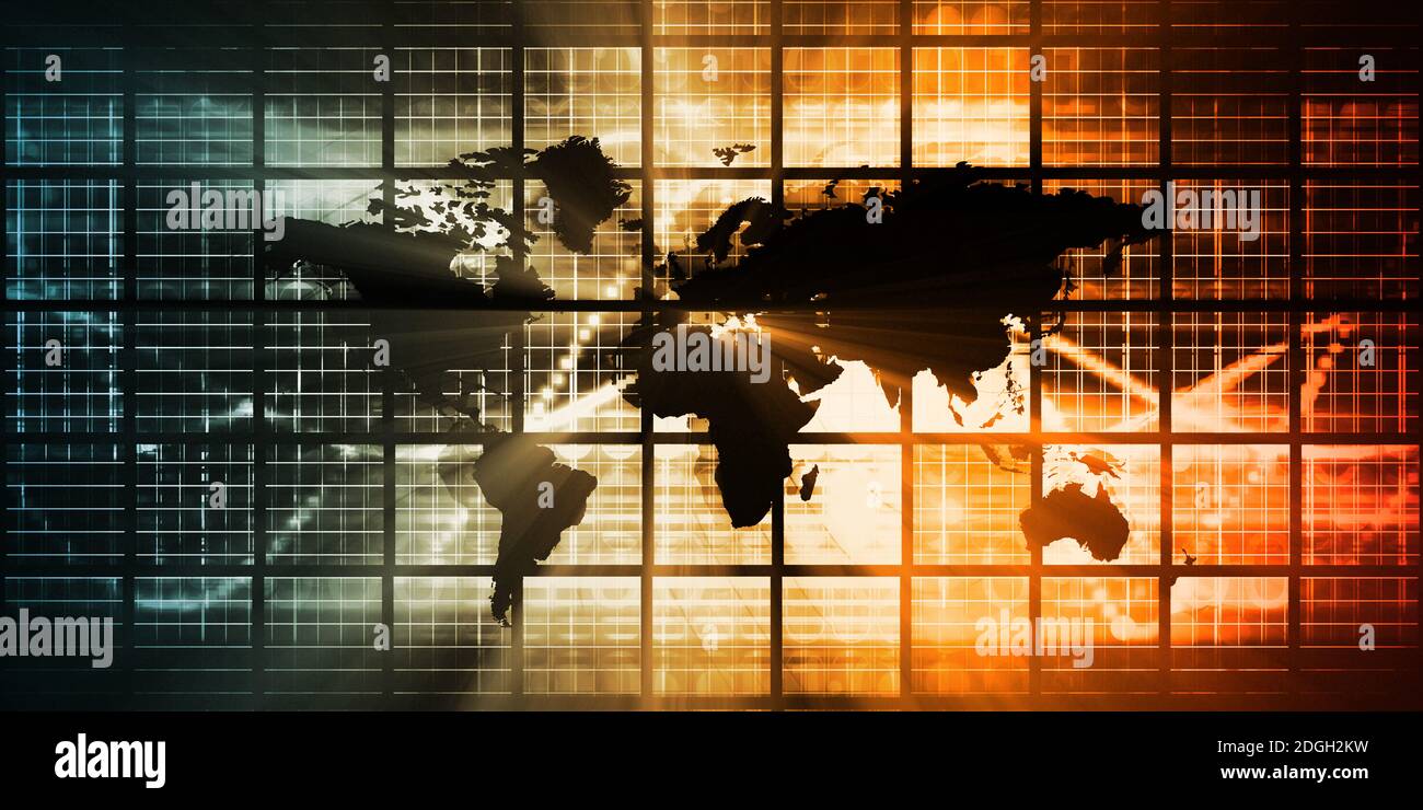 Valute globali Foto Stock