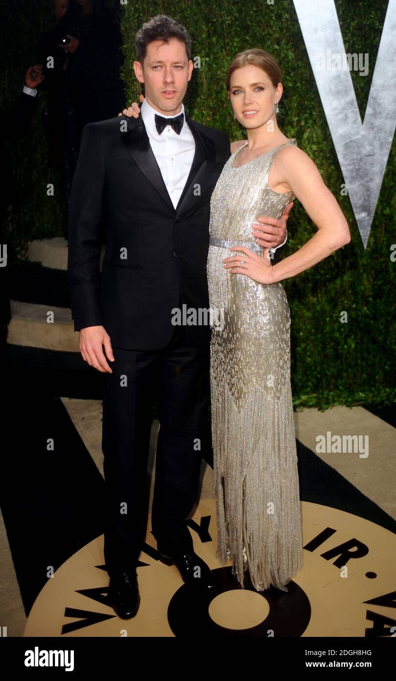 Amy Adams arriva al 2013 Vanity Fair Oscar Viewing e After Party al Sunset Plaza Hotel a West Hollywood. Foto Stock