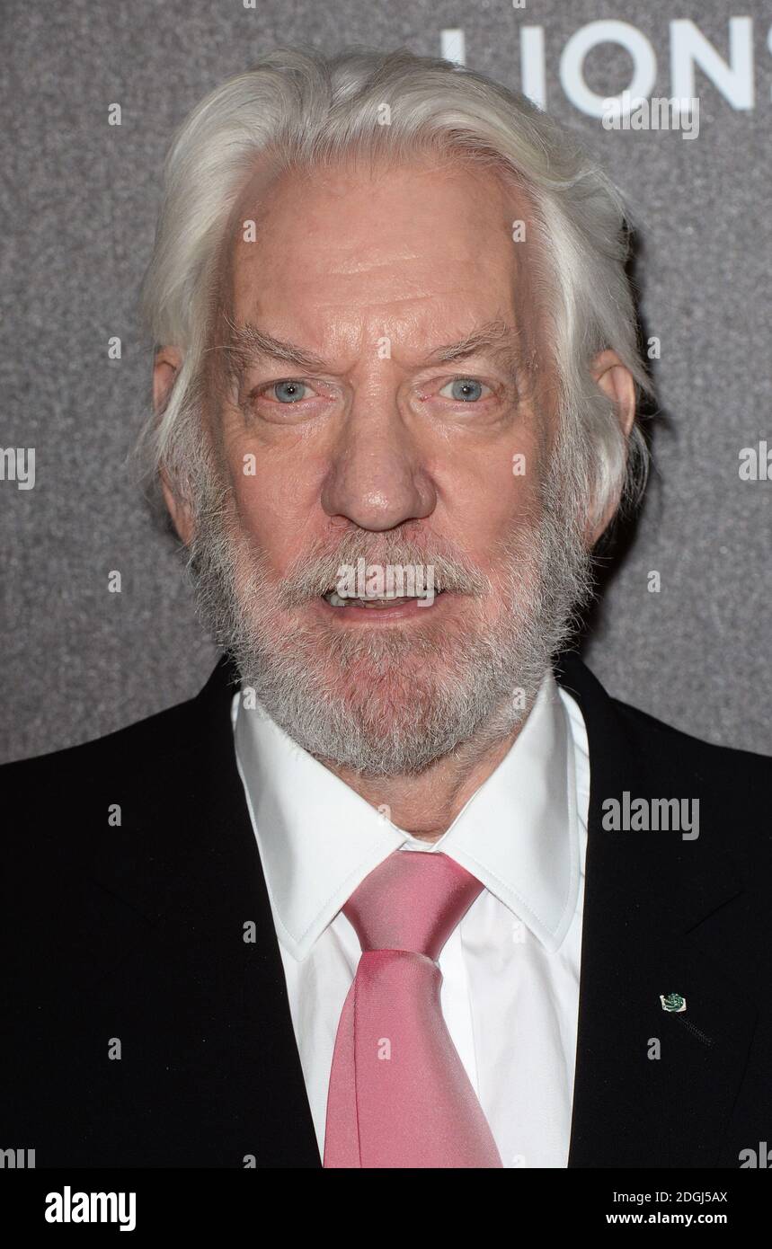 Donald Sutherland partecipa ai Giochi della fame: Mockingjay parte i Party, parte del 67° Festival de Cannes, Eden Roc, Cannes. Foto Stock