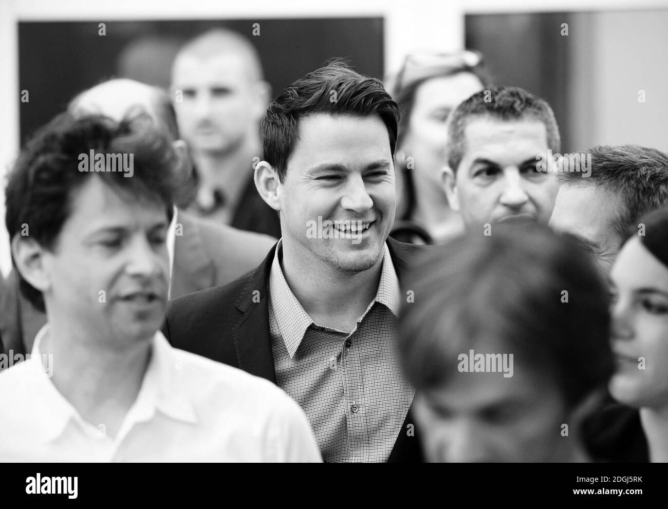 Channing Tatum alla fotocellula Foxcatcher, parte del Settimo Festival di Cannes, Palais Du Festival, Cannes. Foto Stock