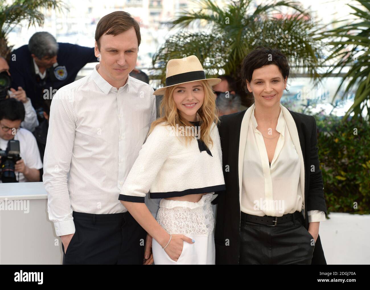 Chloe Grace Moretz partecipa alla fotocellula per Sils Maria al Palais du Festival, parte del 67° Festival di Cannes. Foto Stock