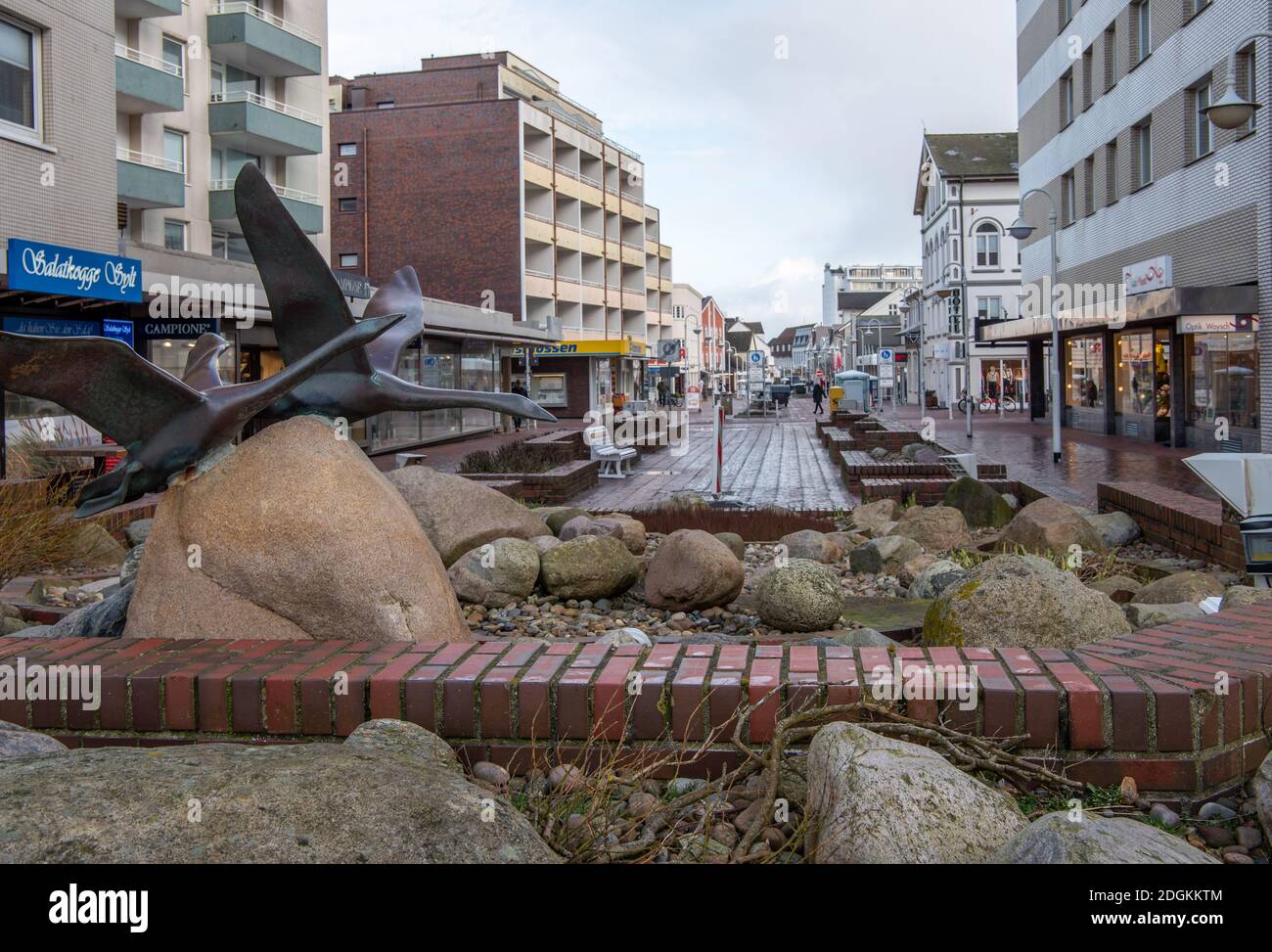 Zona pedonale Foto Stock