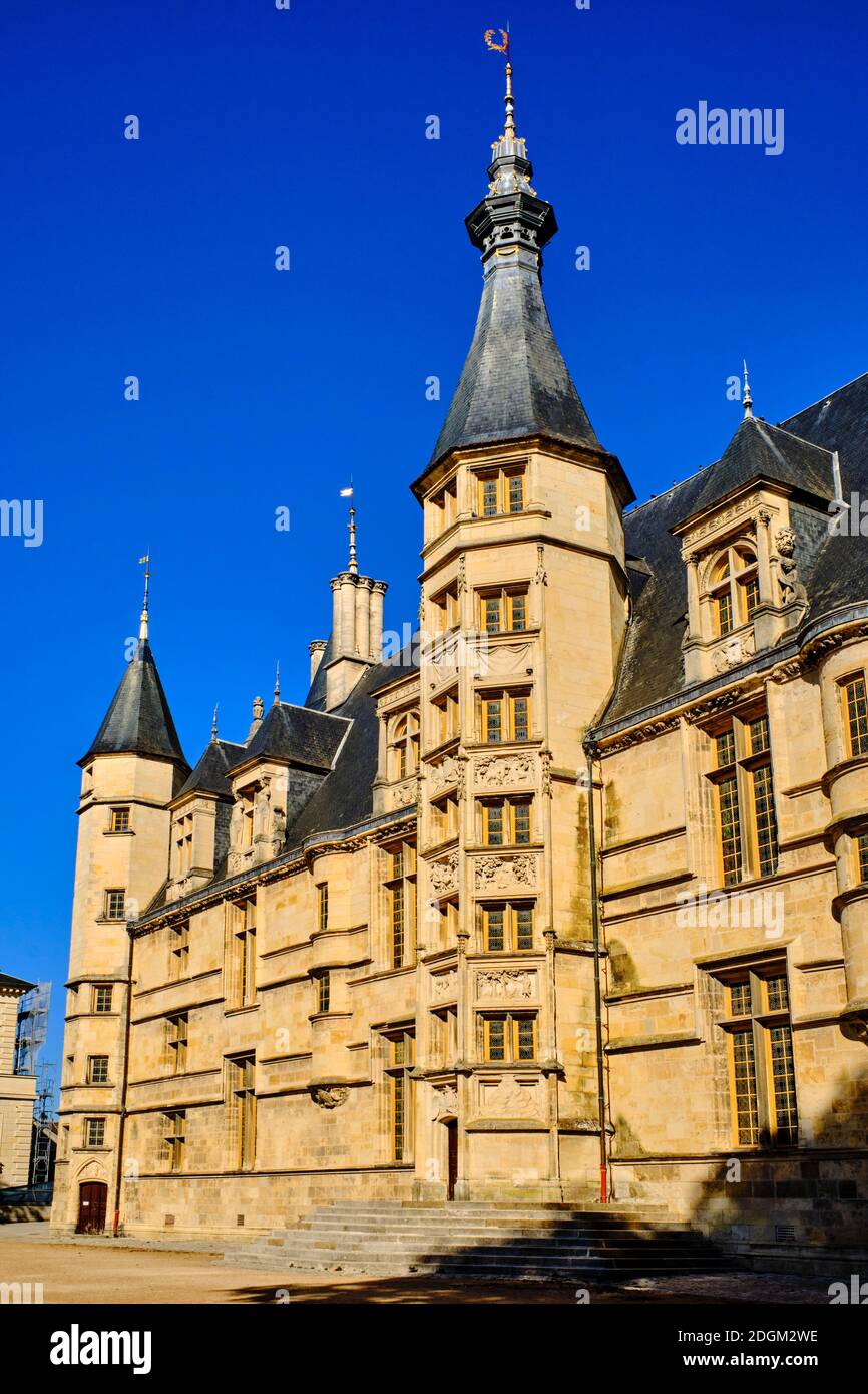 Francia, Nièvre (58), Nevers, Palazzo Ducale, ex casa dei Duchi di Nevers, Valle della Loira Foto Stock