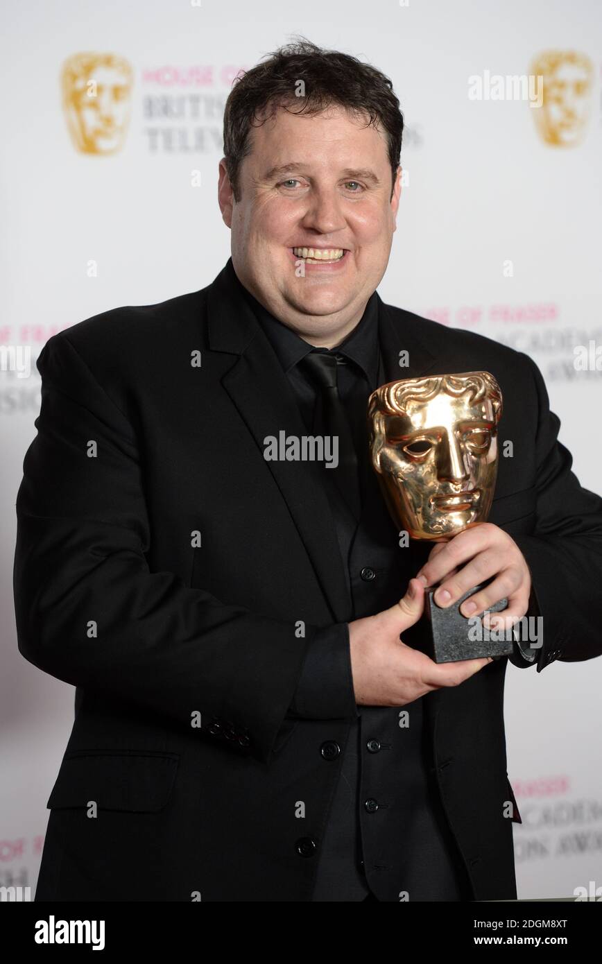Peter Kay nella sala stampa della House of Fraser BAFTA TV Awards 2016, presso la Royal Festival Hall di Southbank, Londra. Foto Stock