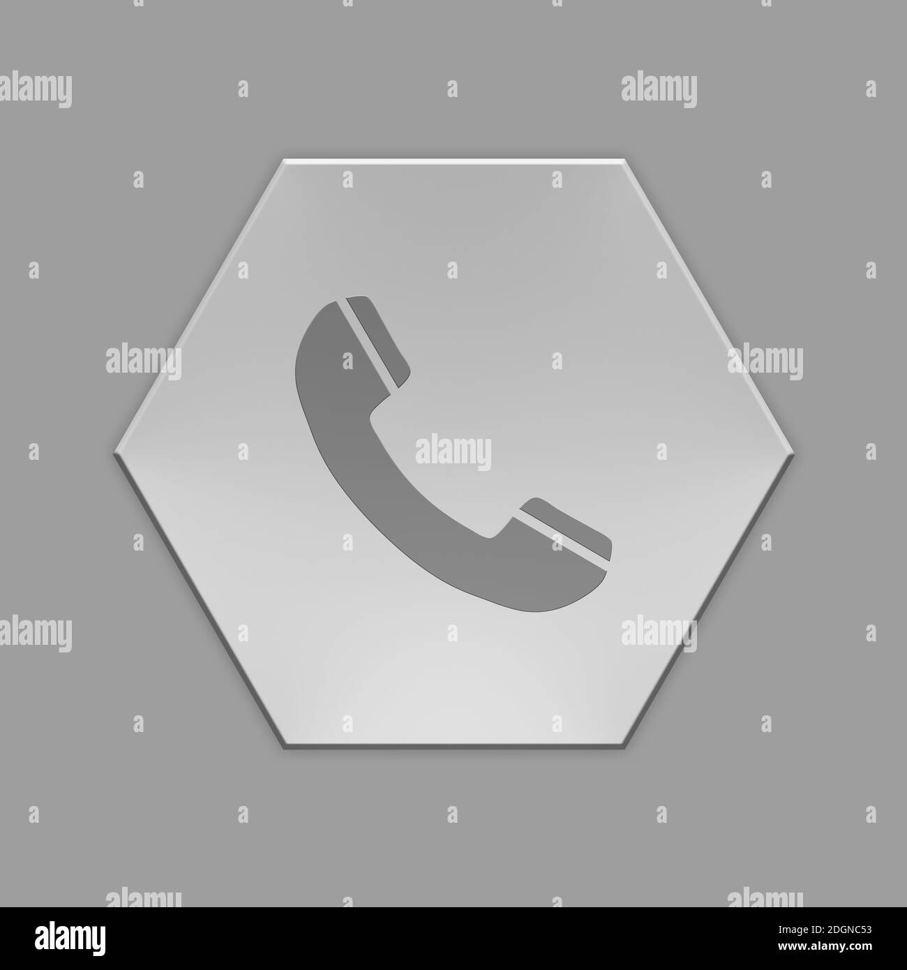 Icone di simboli per Internet - Illustrazione Foto Stock