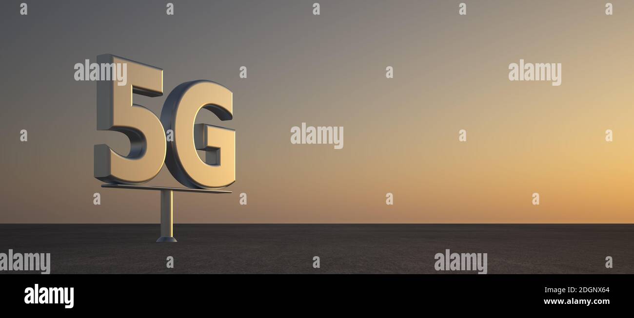 5G simbolo Foto Stock