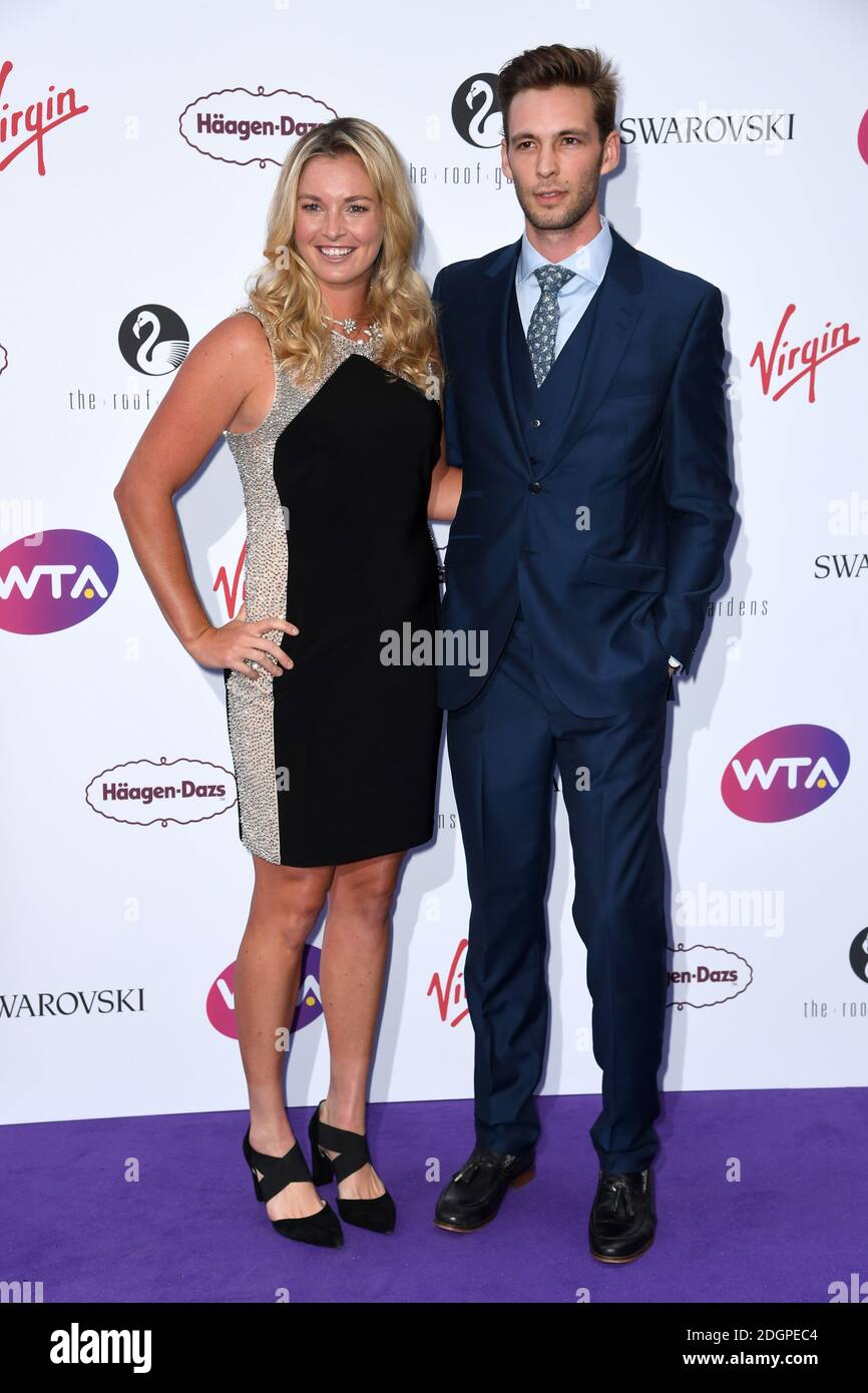 Coco Vandeweghe partecipa all'annuale WTA Pre Wimbledon Party 2017 presso i  Roof Gardens di Kensington, Londra Foto stock - Alamy