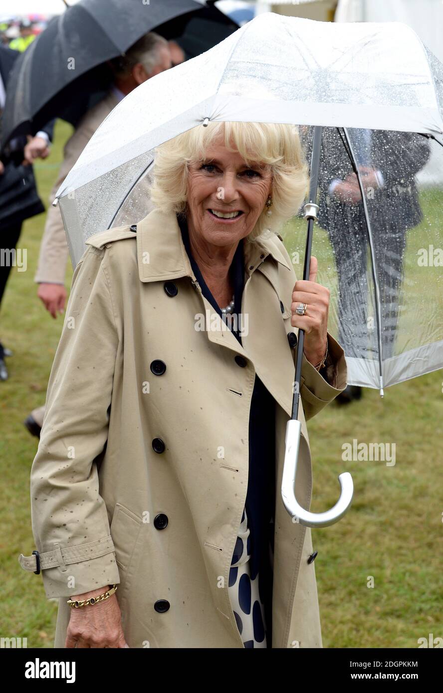 La Duchessa di Cornovaglia partecipa al Sandringham Flower Show Foto Stock