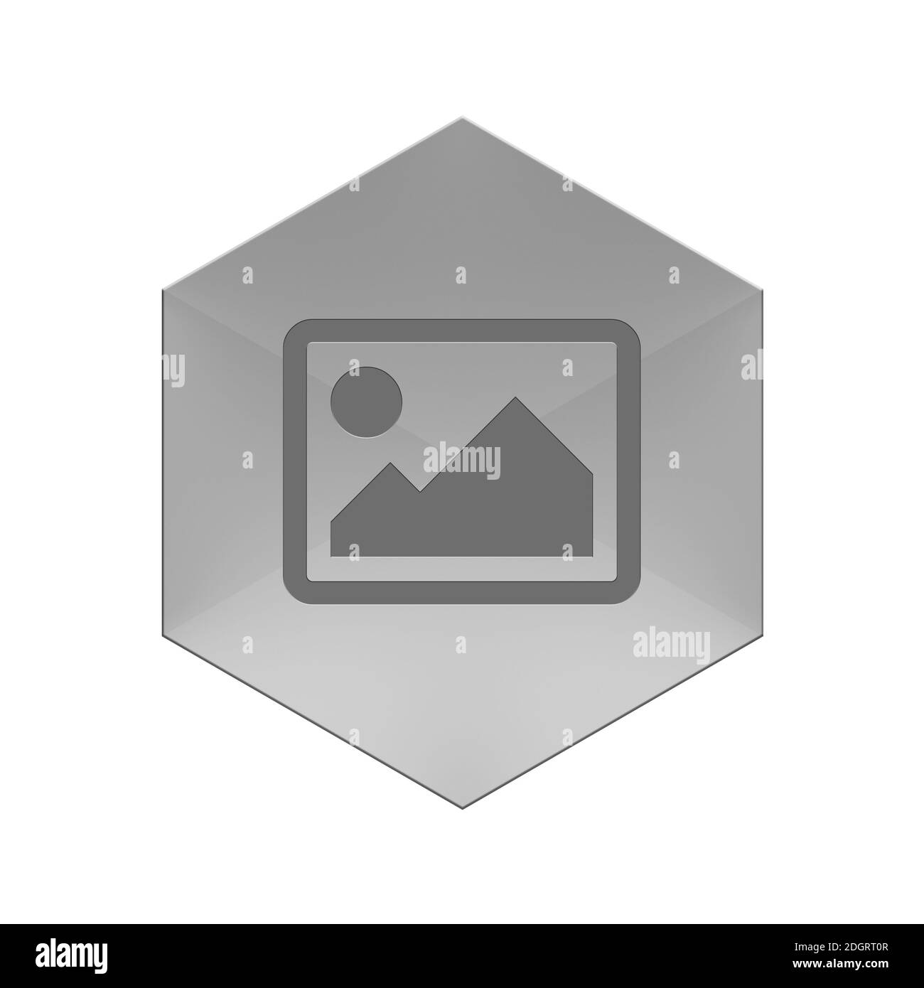 Icone di simboli per Internet - Illustrazione Foto Stock